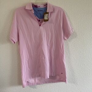 Stanton's Pique Polo Type Golf Shirt Shirt Sleeve Sz LG Pink NWT Nordstrom Brand